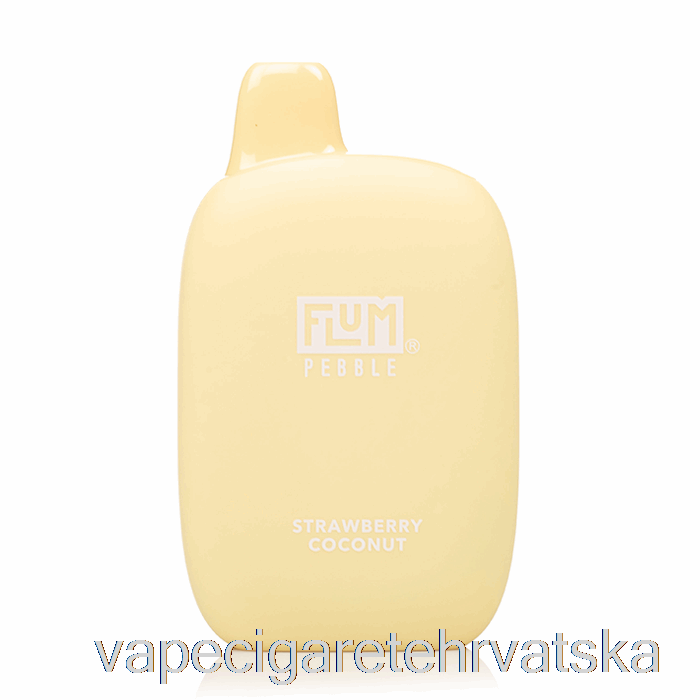 Vape Hrvatska Flum Pebble 6000 Jednokratna Jagoda Kokos